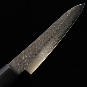 志津 匠 SHIZU TAKUMI 玄GEN VG-10 黒打ダマスカス ペティ (130mm)