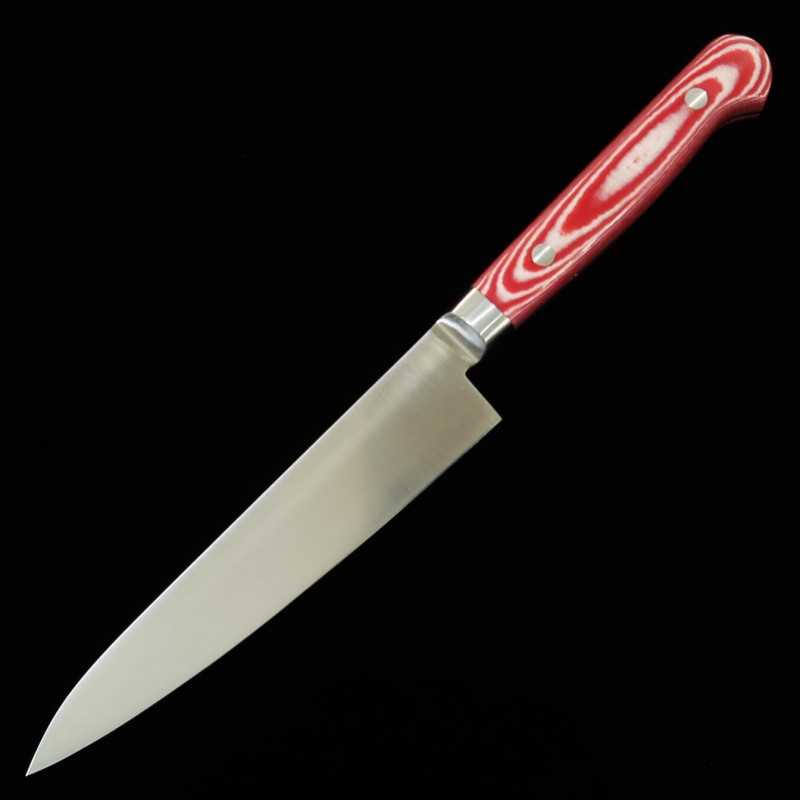 SUISIN INOX PREMIUM Petty Manche micarta rouge/blanc (150 mm)