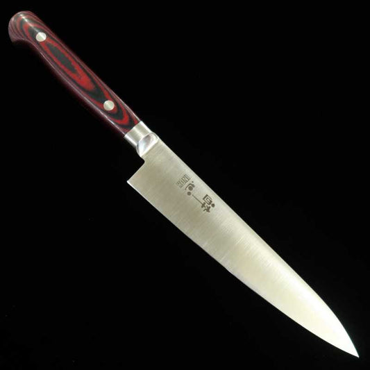 SUISIN Petty INOX PREMIUM Micarta Handle Red/Black (150mm)