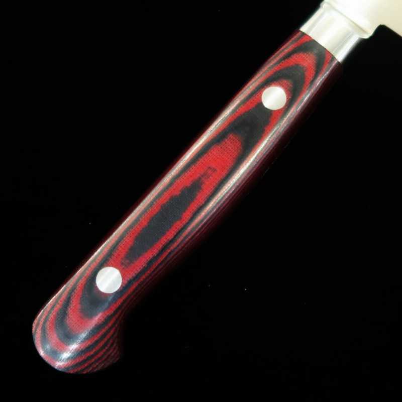 Suisin SUISIN INOX PREMIUM Petty, manche Micarta rouge/noir (150mm)