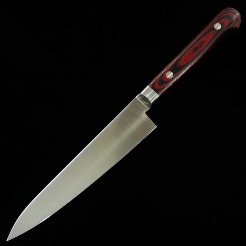 Suisin SUISIN INOX PREMIUM Petty, manche Micarta rouge/noir (150mm)