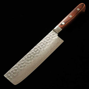 Miura MIURA Nakiri VG-10 Damasco contrachapado de caoba (165 mm)