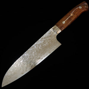 Santoku Takeshi Saji R2 Acabamento Diamante (180mm)