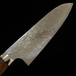 Santoku Takeshi Saji R2 Acabamento Diamante (180mm)