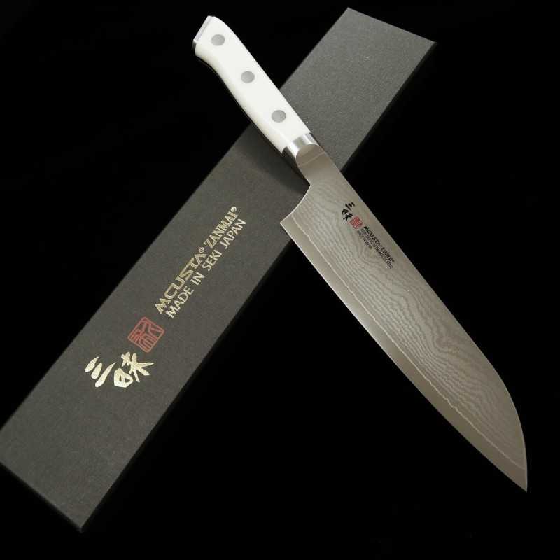 三昧MCUSTA ZANMAI クラシックダマスカス コーリアン　三徳　(180mm)