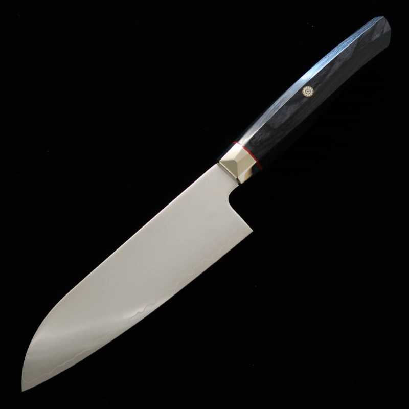 Santoku ZANMAI MCUSTA Revolution Black Small (150mm)