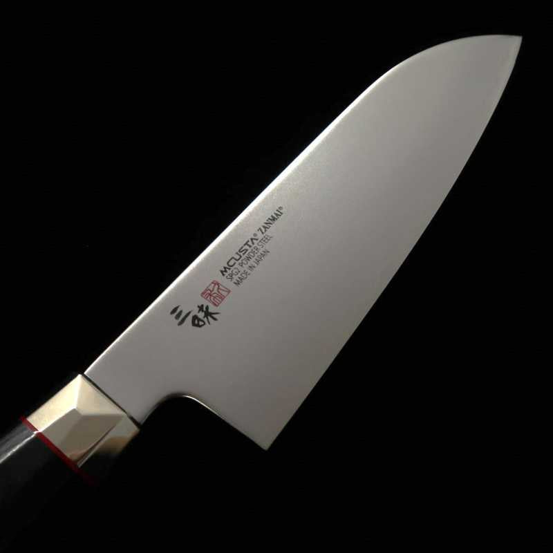 Santoku ZANMAI MCUSTA Revolution Black Small (150mm)