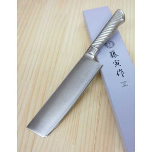 FUJITORA, nakiri totalmente inoxidable (165 mm)