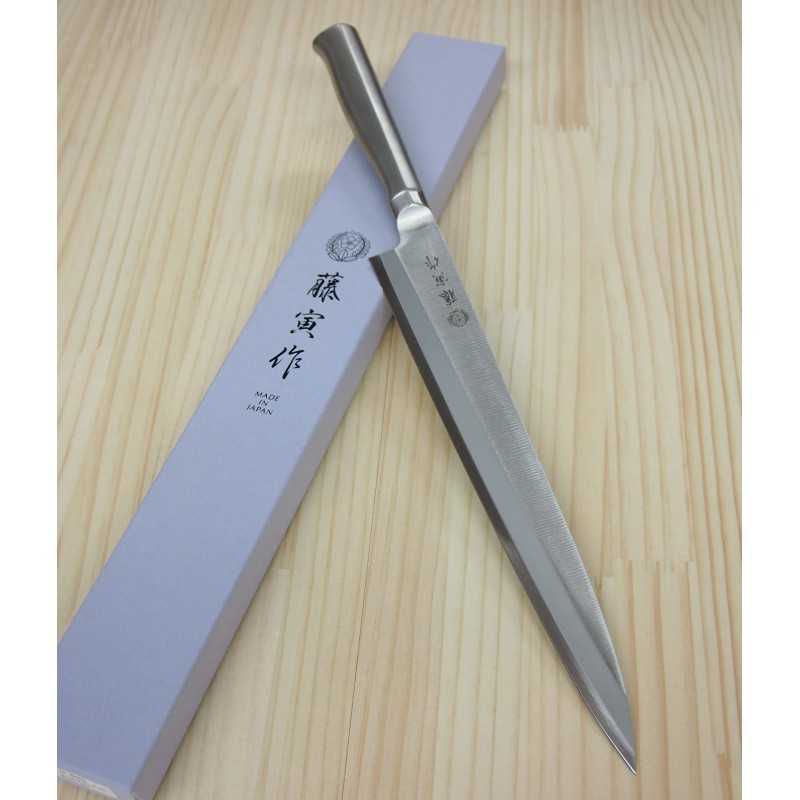FUJITORA yanagiba de acero inoxidable integral (210-300 mm)