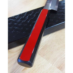  Kiritsuke Yanagiba KAGEKIYO Shirogami nº 1 Cabo laca vermelha (300mm)