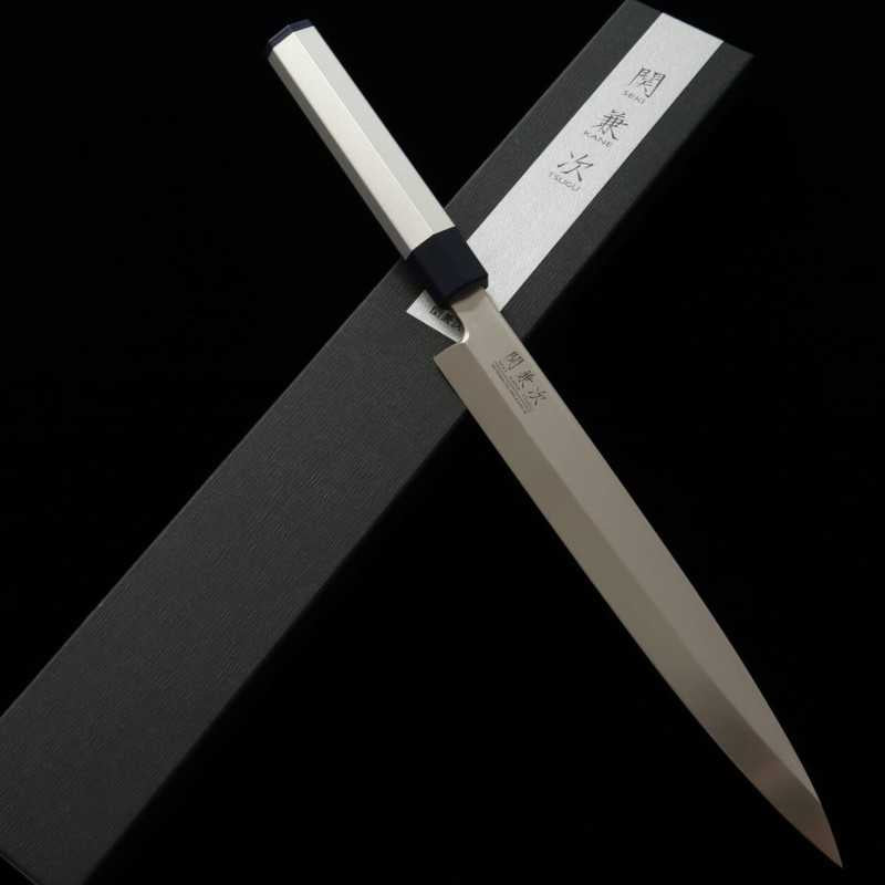  Yanagiba Seki Kanetsugu Cabo de Alumínio (240/270mm)