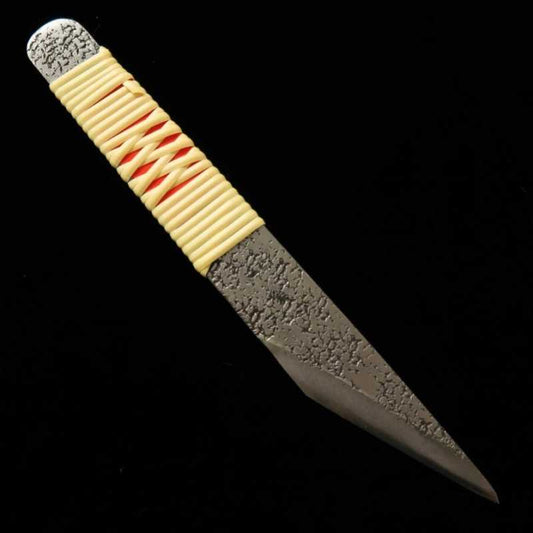 Kiridashi, aogami super, wisteria wrap handle (24/30mm)