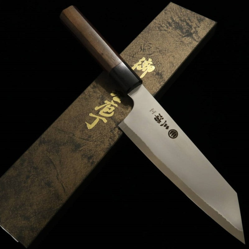 三浦MIURA 切付三徳 HAP40(stainless steel) 紫檀柄 (165mm)