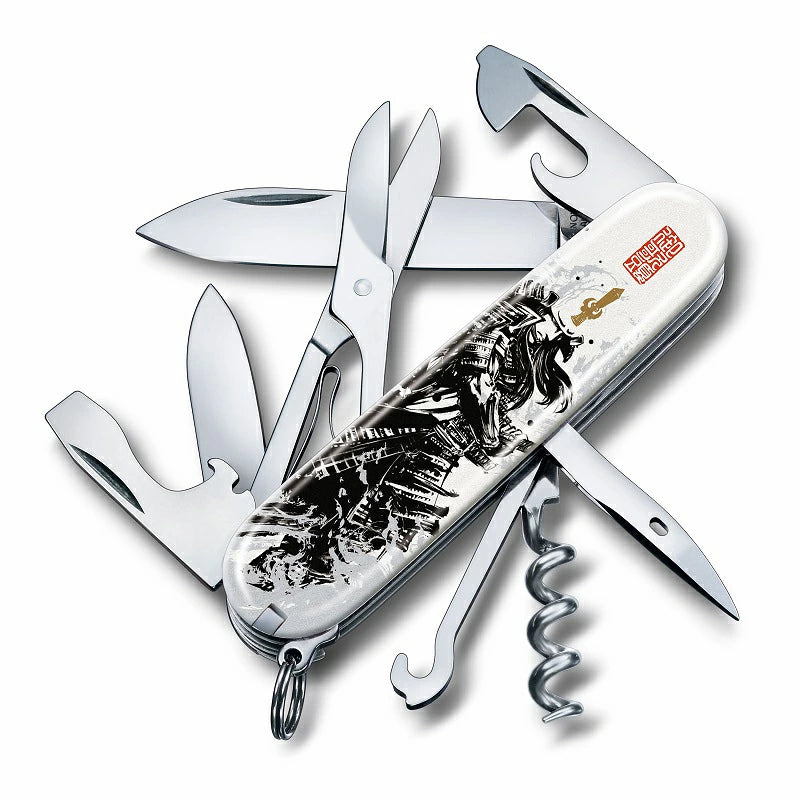 ビクトリノックスVICTORINOX 戦国墨絵クライマーマルチツール 明智光秀