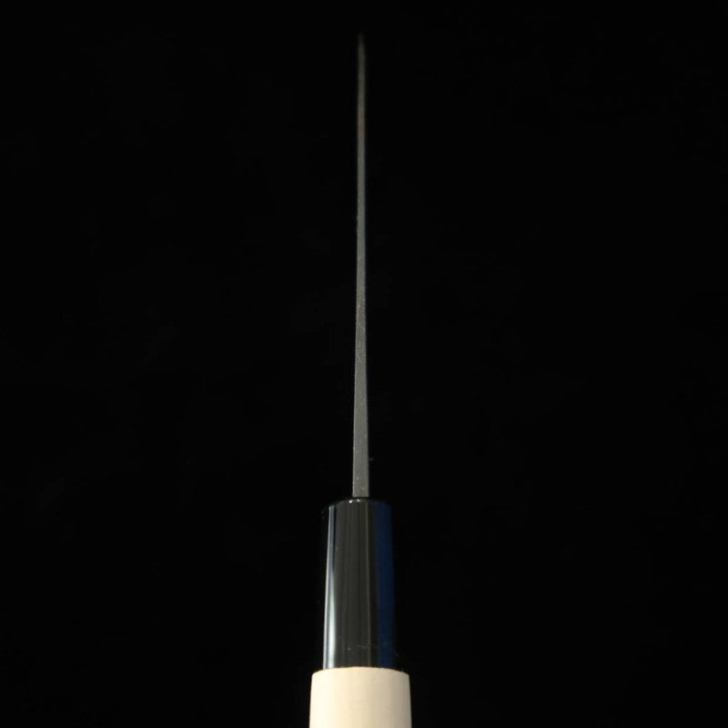 HIDARI YORIMITSU Ajikiri SK acier, finition brute, manche en magnolia (190mm)