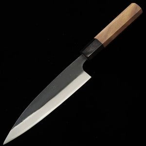 三浦 MIURA アジ切 青紙二号 黒打ち 胡桃柄 (145mm)
