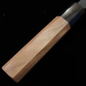 三浦 MIURA アジ切 青紙二号 黒打ち 胡桃柄 (145mm)