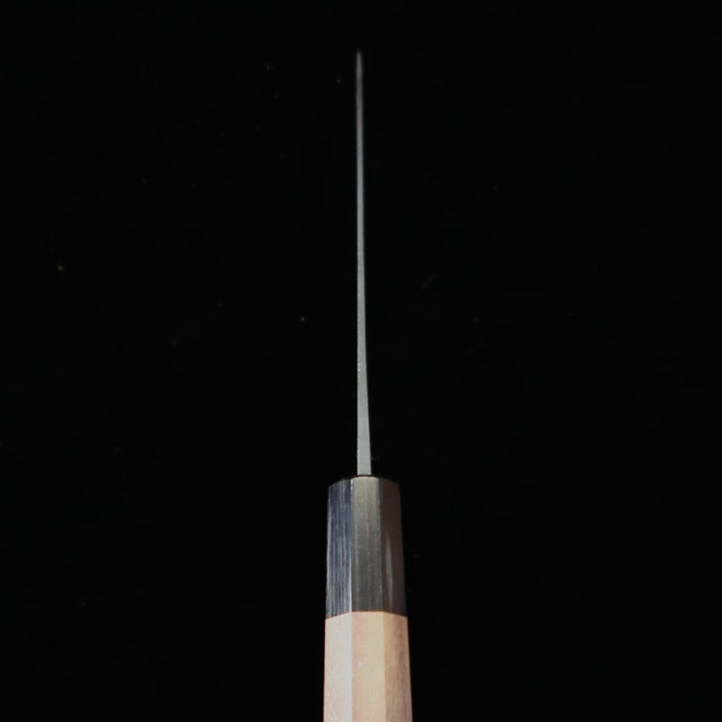三浦 MIURA アジ切 青紙二号 黒打ち 胡桃柄 (145mm)