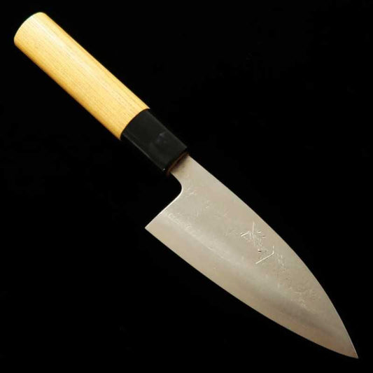 Ajikiri com fio duplo MIURA Ginsan com cabo Keyaki (105/120mm)