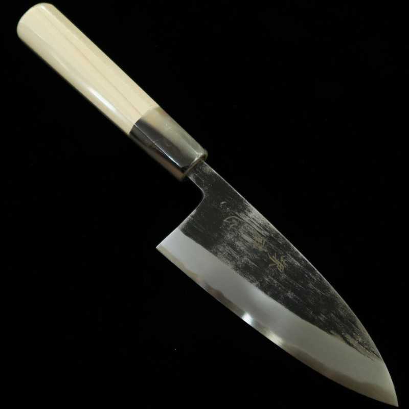 SUISIN Obra de Kenji Togashi Forja negra Shirogami n.º 2 Cuchillo para jurel (aji-kiri) (120 mm)