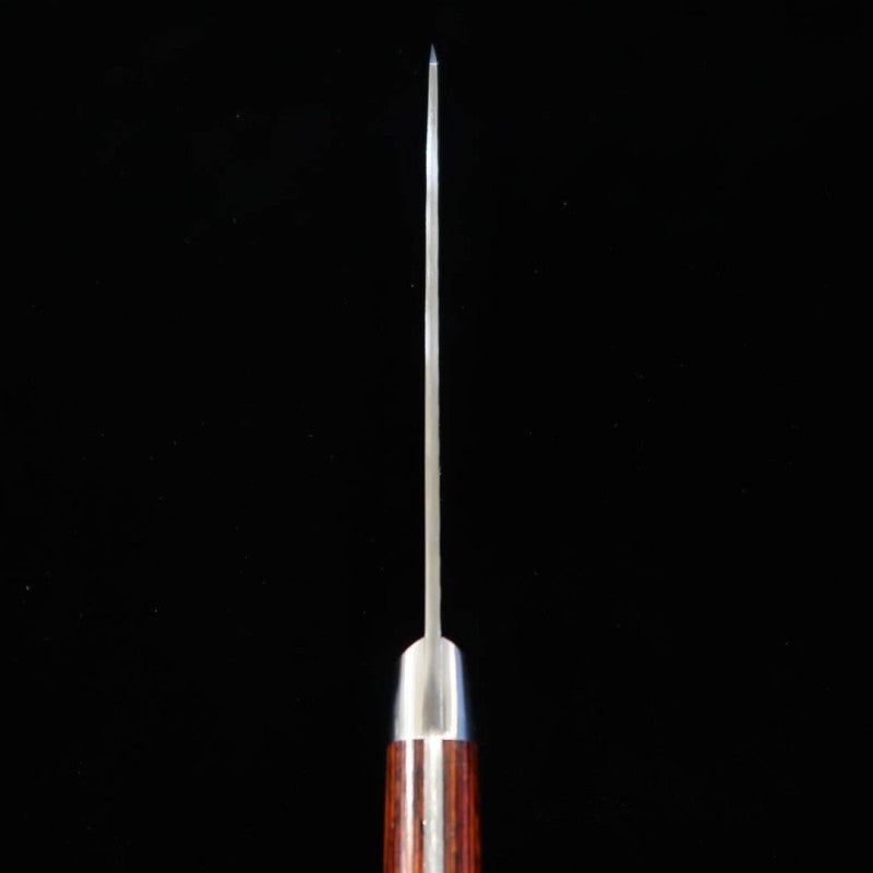 SAKAI TAKAYUKI Honesuki VG10 33-Layer Damascus Hammered Mahogany Handle (150mm) 