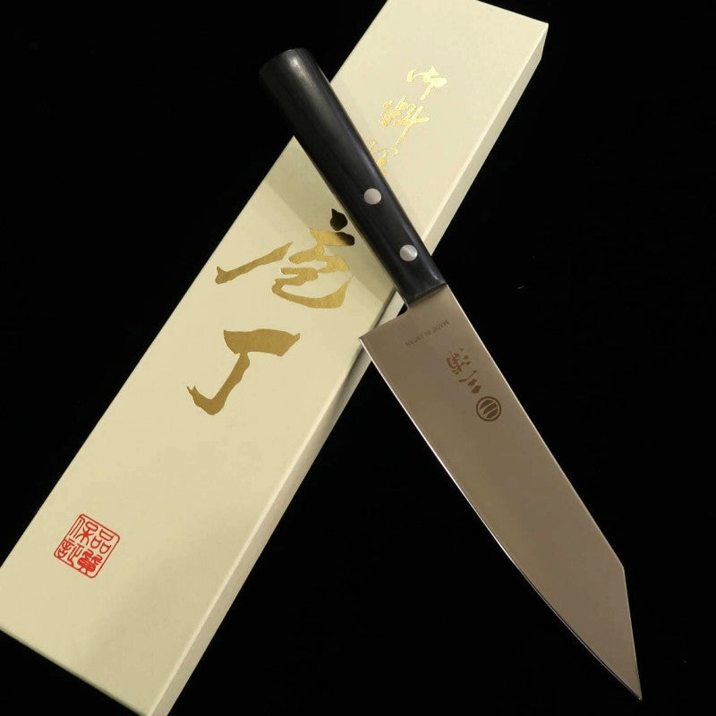  Bunka Miura Aço Molibdênio Cabo de Madeira Compensada Preta (170mm)