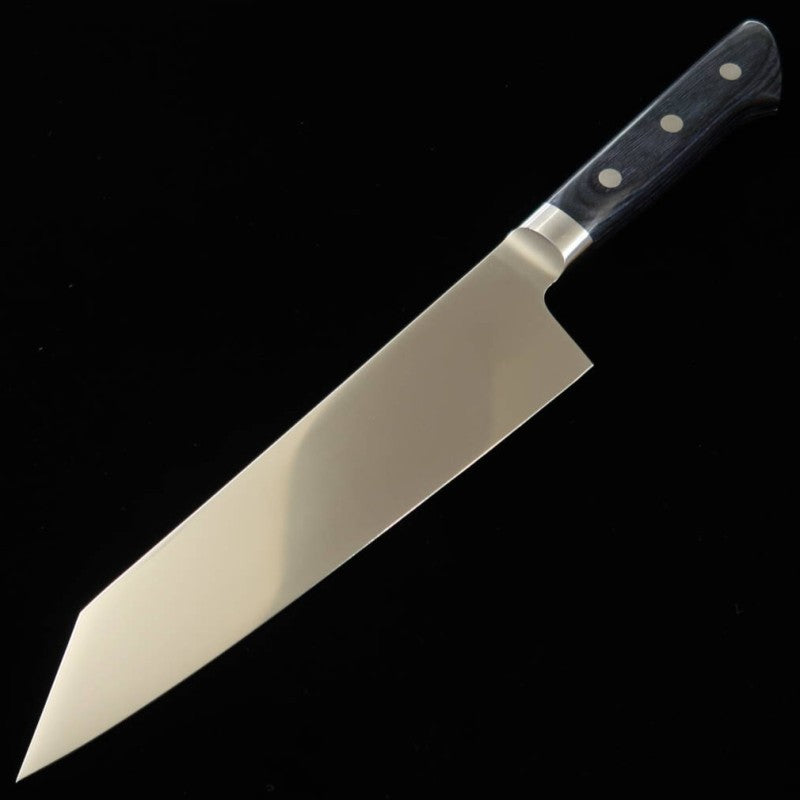 MIURA, Bunka, AUS8, manche en bois laminé bleu (195mm)