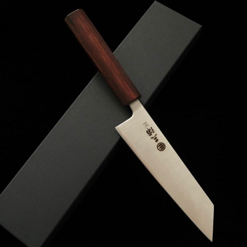 Bunka MIURA Inox Ginsan Cabo em Carvalho Roxo (170mm)