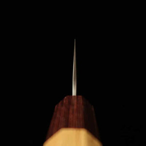 MIURA Acier Gin-san n°3 Inox Couteau Bunka Manche en zelkova (170 mm)