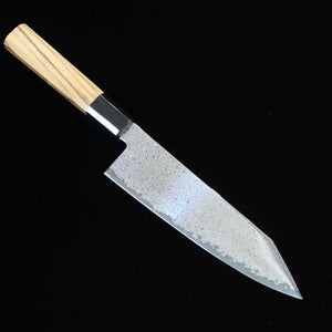 Miura VG10 Inox Damas noir, couteau Bunka (180mm)