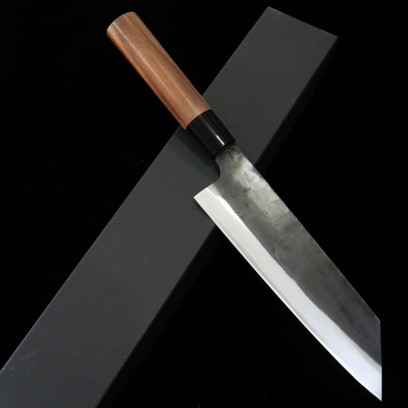 Miura MIURA Bunka Acier blanc n°2 finition kuro-uchi manche en noyer (190mm)