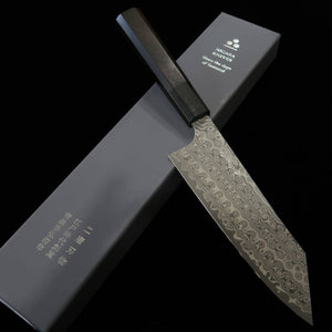  Bunka NIGARA SG2 Black Damascus Cabo em ebano (180mm)