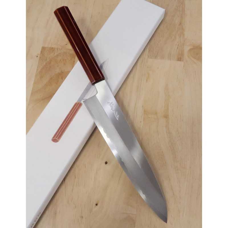 Gyuto HADO Ginsan, mango octogonal de cerezo lacado (210/240 mm)