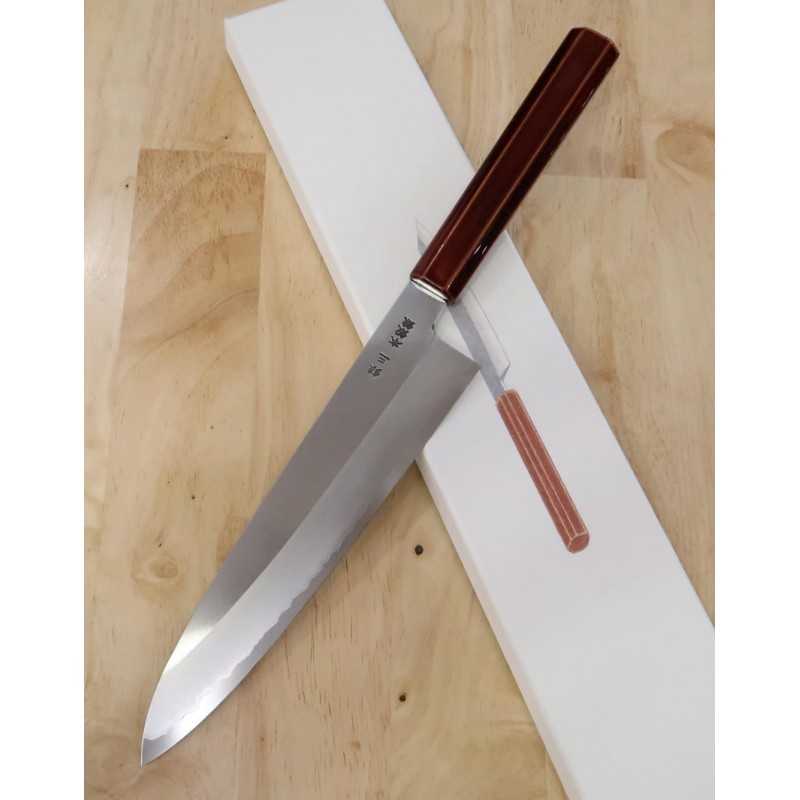 Gyuto HADO Ginsan, mango octogonal de cerezo lacado (210/240 mm)