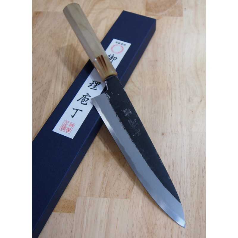 Gyuto MIURA Itadaki Sakai Yoshikazu Shirogami No. 2 Kurouchi (210/240mm)