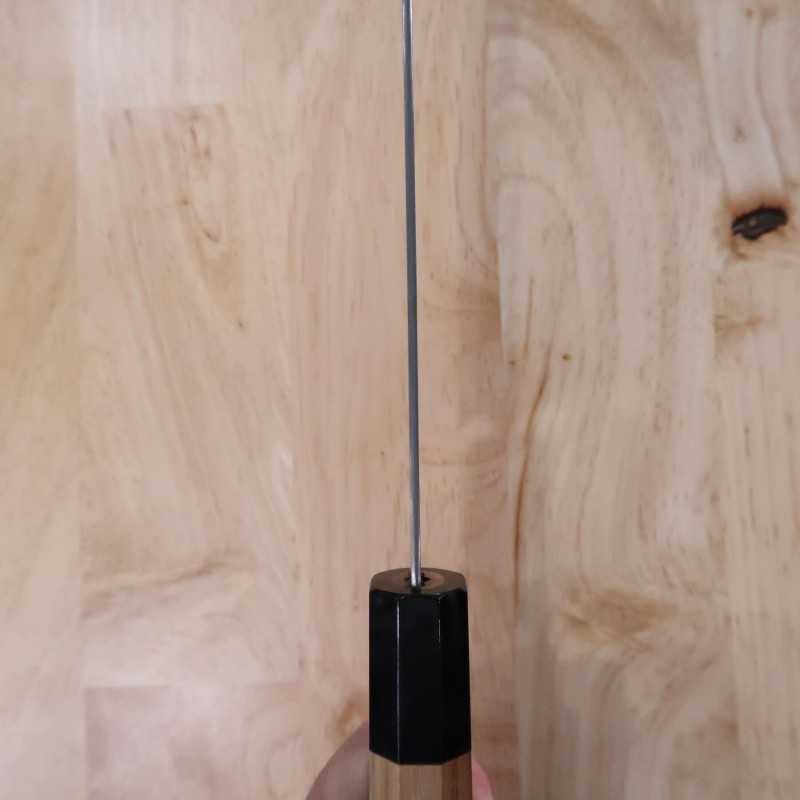 Forge Nigara Hamono NIGARA Motif sombre Gyuto SG2, manche octogonal en teck (210/240 mm)