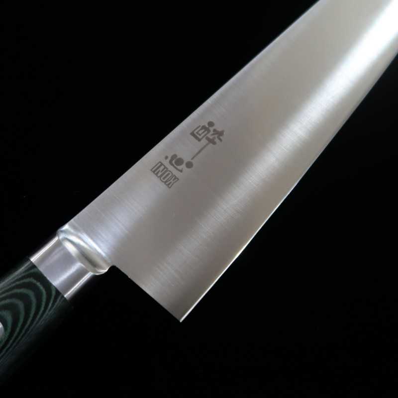Gyuto  INOX PREMIUM  SUISIN Cabo em Micarta Verde/Preto (210/240mm)