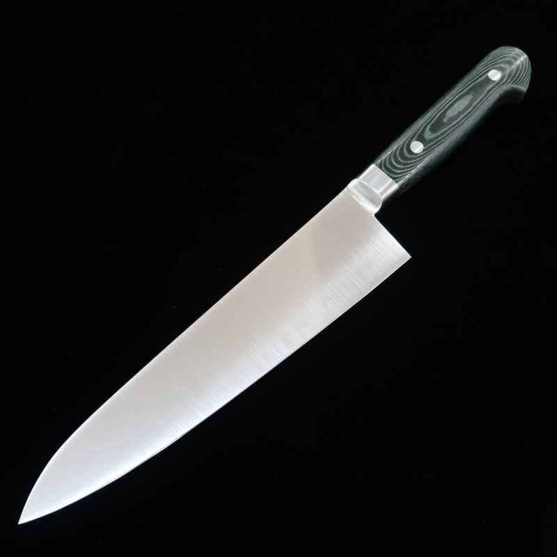 Gyuto  INOX PREMIUM  SUISIN Cabo em Micarta Verde/Preto (210/240mm)