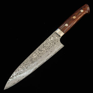 SAJI TAKESHI Gyuto R2 Damas noirci Bois de fer (180-240 mm)