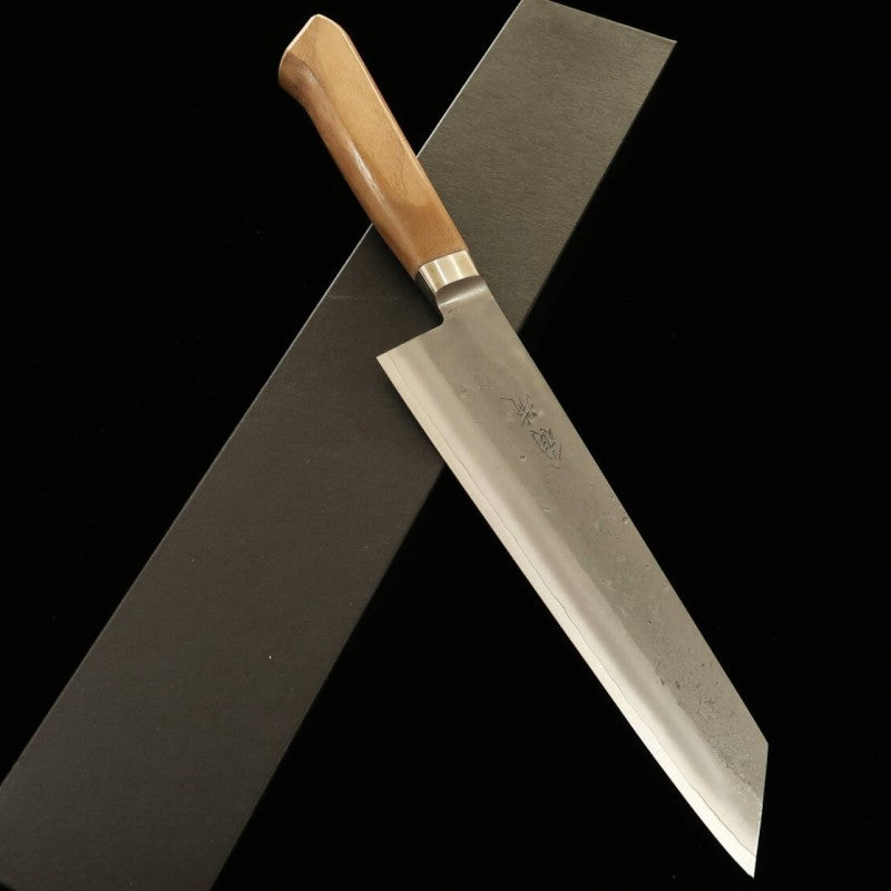 HADO Okina-ryu SLD acabado Nashiji mango de nogal gyuto kiritsuke (210 mm)