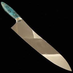 Asurah Knives × Miura MIURA VG10 acabado espejo mango personalizado verde gyuto (240 mm)