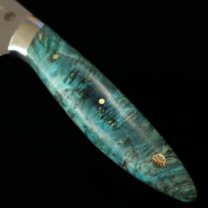 Asurah Knives × Miura MIURA VG10 acabado espejo mango personalizado verde gyuto (240 mm)