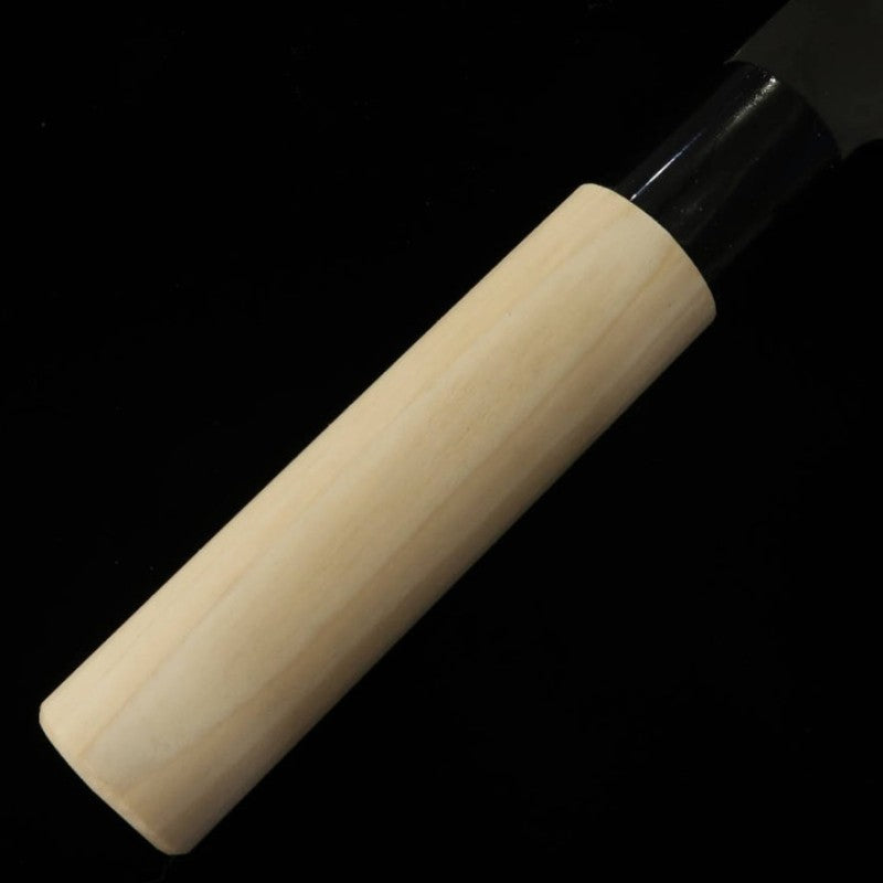 Hidari Yorimitsu Gauche YORIMITSU Gyuto acier SK, finition kuro-uchi, manche en magnolia (210 mm)