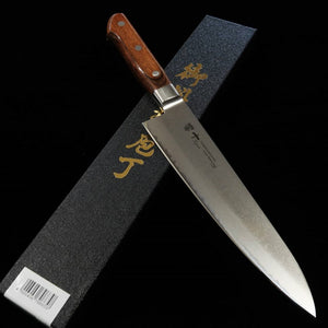 響十 KYOTO 強化木シリーズ 牛刀 AUS8 ダマスカス (180/210mm)