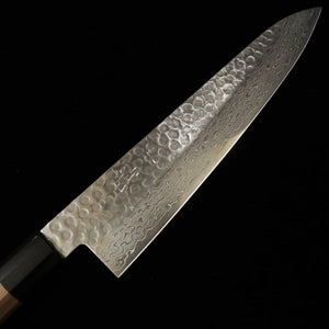 Miura MIURA Gyuto AUS10, martelé, damas, manche en noyer (240 mm)