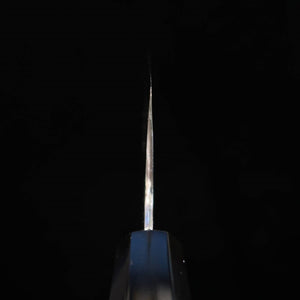 Miura Itadaki, por Yoshikazu Tanaka, Gyuto, aço Shirogami #2, acabamento shinogi, cabo octogonal em ébano (240 mm)