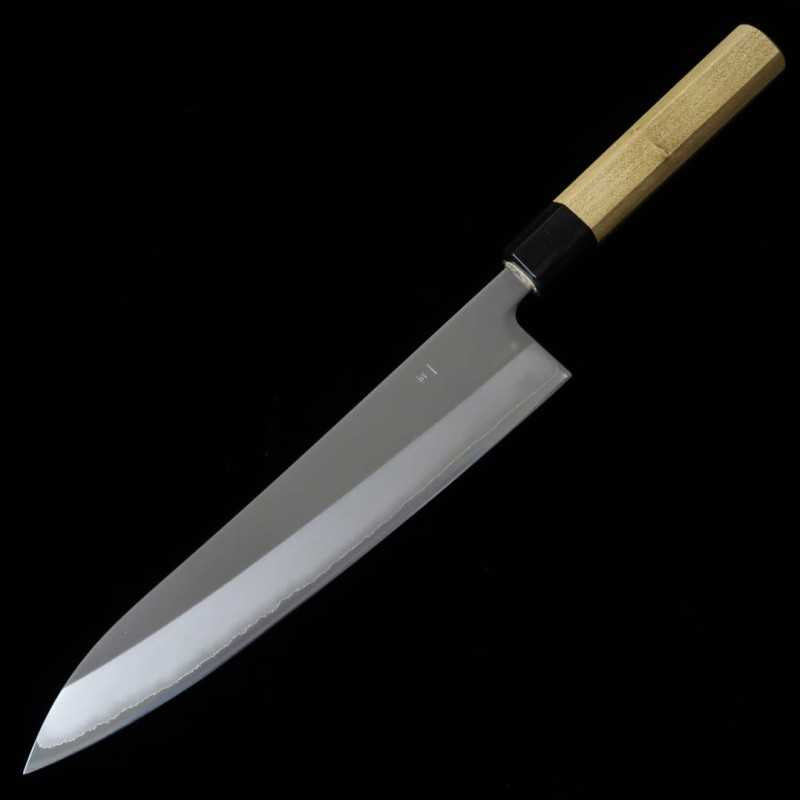 Gyuto MIURA Shirogami No. 1  cabo octogonal em magnólia (210/240mm)