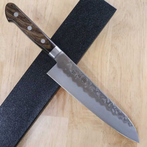 Gyuto MIURA Inox Ginsan Cabo de Madeira Marrom Escuro (210/240mm)