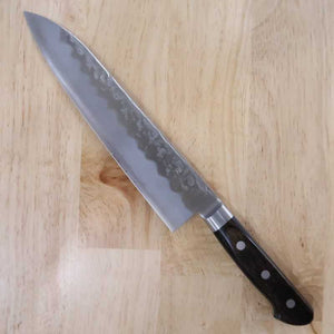 Gyuto MIURA Inox Ginsan Cabo de Madeira Marrom Escuro (210/240mm)