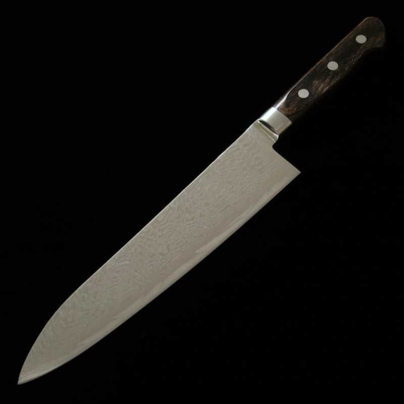 MIURA Uzunami Gyuto Nickel Damascus AUS10 Stainless (210mm)